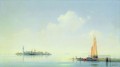 Ivan Aivazovsky el puerto de venecia la isla de san georgio Paisaje marino